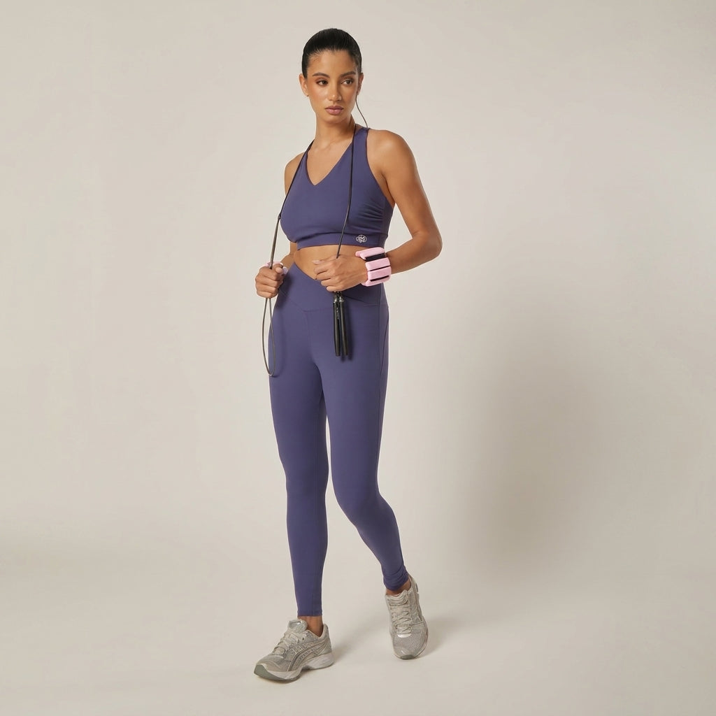 Stretch Wrap-Waist Legging