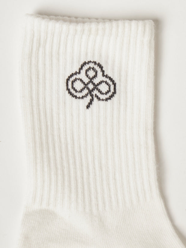 Be Athletica Icon Socks, White