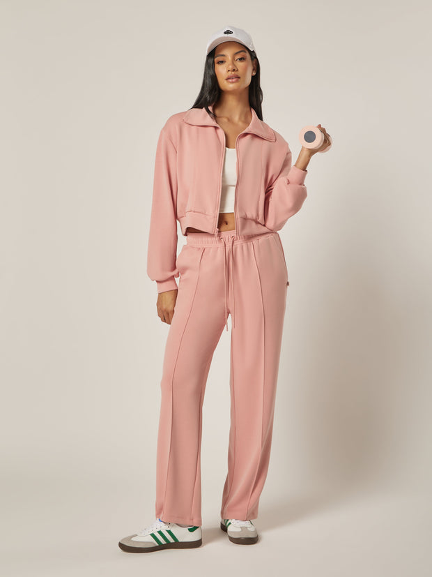 Elevate Essential Sporty Wide-Leg Pants