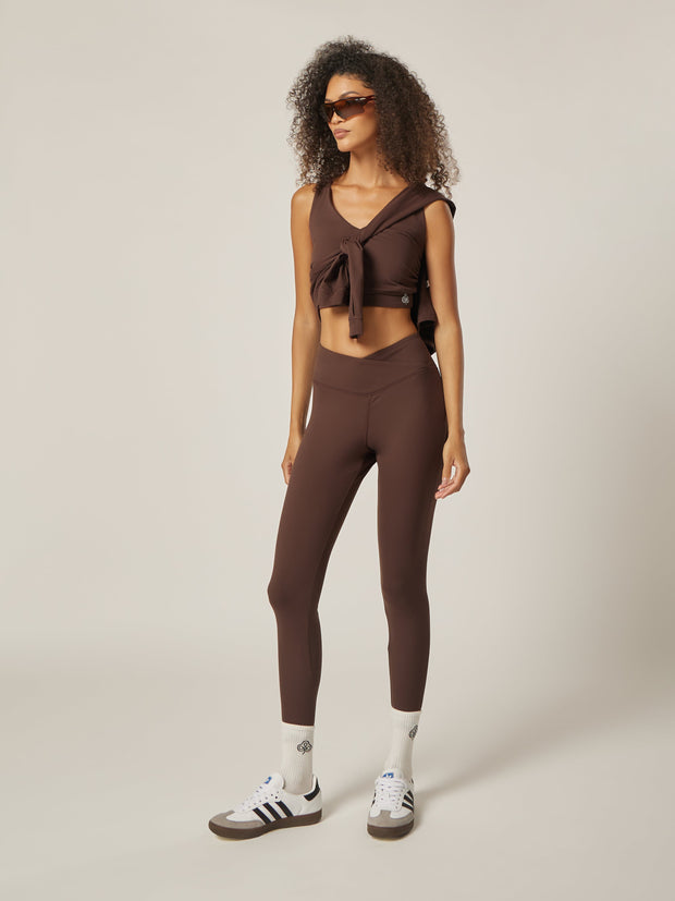 Stretch Wrap-Waist Legging