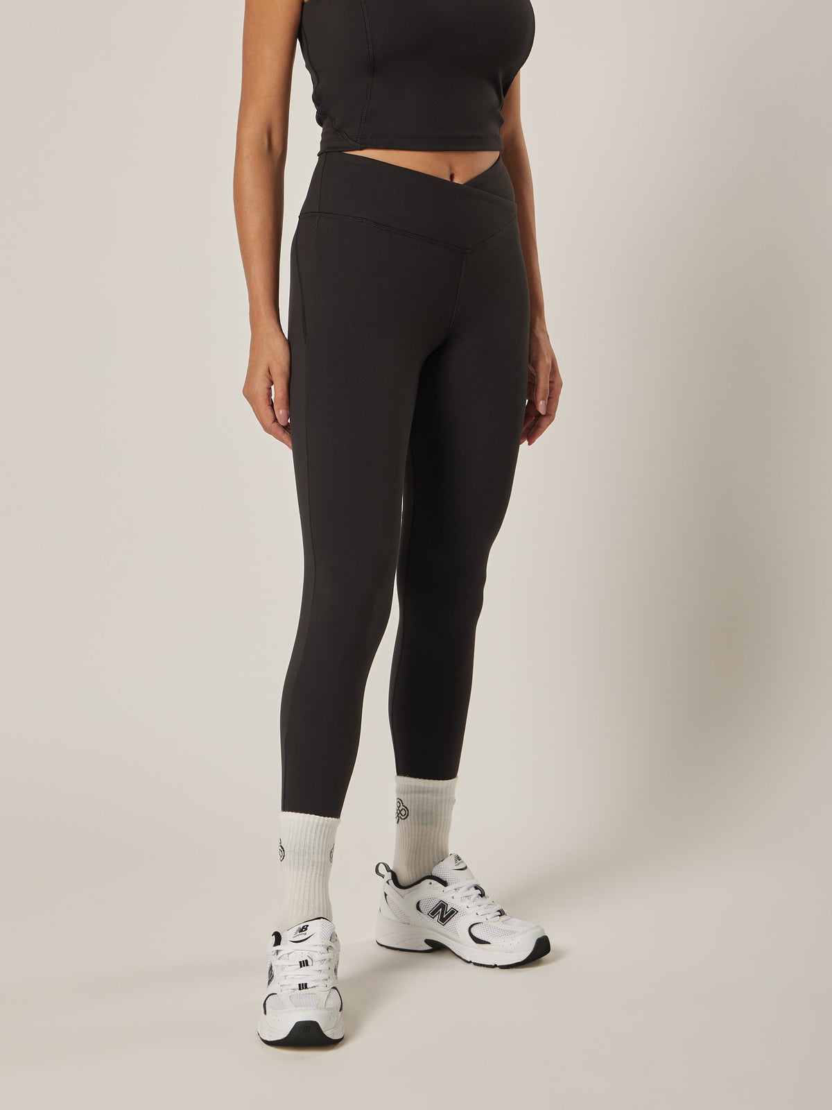 Stretch Wrap-Waist Legging